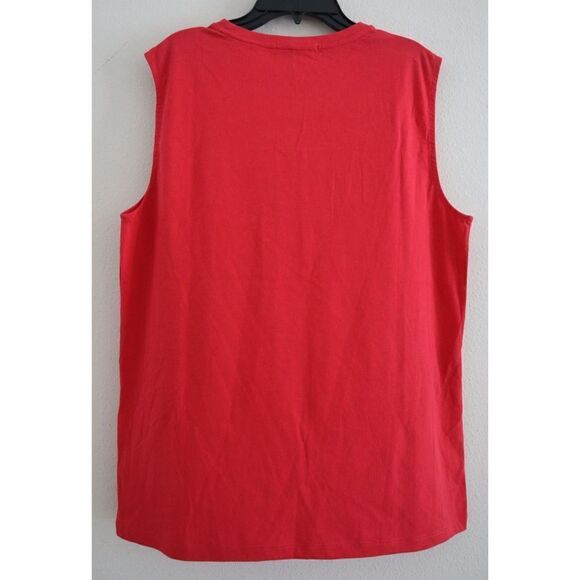 Rebecca Minkoff S18403C11 626 Women's Sz M Red Feminism Muscle Tee Shirt $58 - Picture 2 of 9